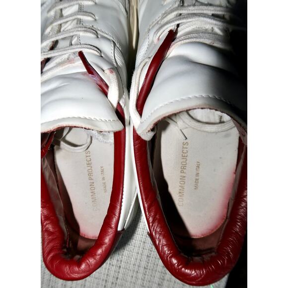 Common Projects Decades Low Article 2348 White & Red Size 12 - Picture 7 of 7